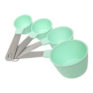 pastel green measuring cups