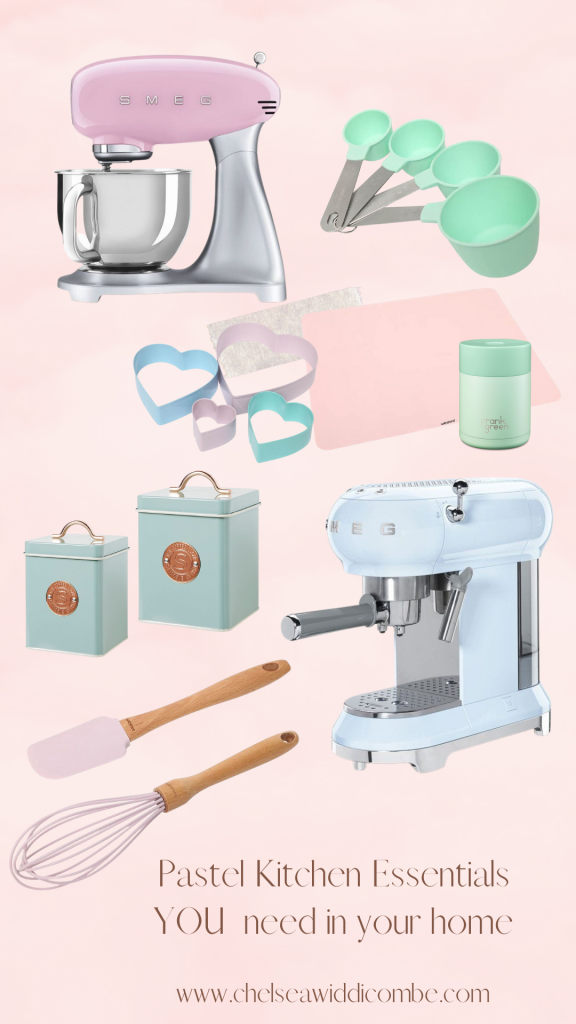 pastel kitchen items