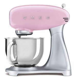 retro smeg stand mixer pink